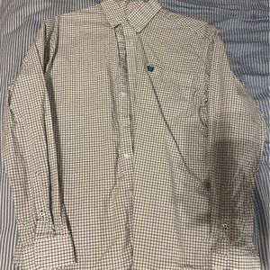 Cinch Button Down Shirt - Small